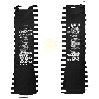 Never Underestimate An Old Man Who Plays Darts Old Man Tank Top | Mazezy