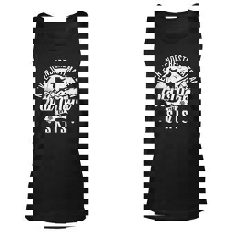 Never Underestimate An Old Man On Skis Skier Retirement Ski Retirement Tank Top | Mazezy