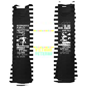 Never Underestimate An Old Men Who Is Also A Vietnam Veteran Veteran Tank Top | Mazezy
