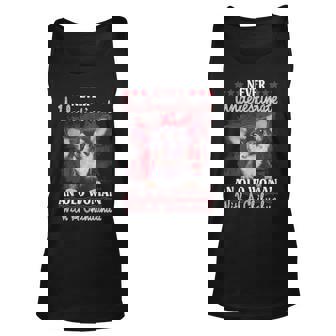 Never Underestimate An Old Woman With A Chihuahua Old Woman Tank Top | Mazezy