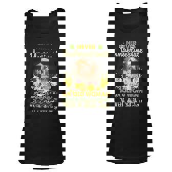 Never Underestimate An Old Woman With A Shih Tzu Old Woman Tank Top | Mazezy