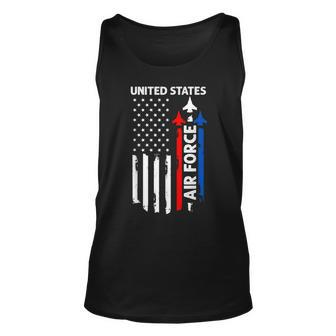 United States Air Force American Usa Flag July 4Th Patriotic Tank Top - Seseable