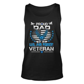 Us Air Force Veteran Proud Dad Of An Air Force Unisex Tank Top | Mazezy