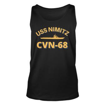 Us Aircraft Carrier Cvn-68 Uss Nimitz Unisex Tank Top - Thegiftio UK