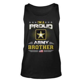 Us Army Proud Us Army Brother Military Veteran Pride Unisex Tank Top | Mazezy