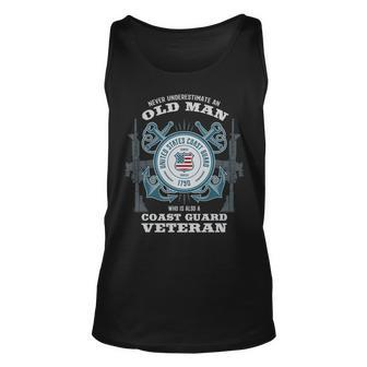 Us Coast Guard Veteran Veteran Funny Gifts Unisex Tank Top | Mazezy