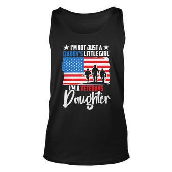 Us I´M Not Just Daddys Little Girl I´M A Veterans Daughter 155 Unisex Tank Top - Monsterry DE