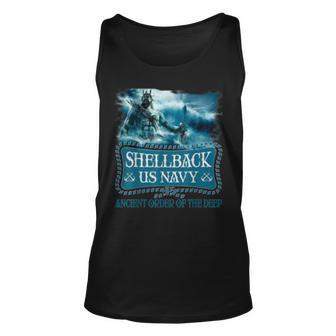 Us Navy Shellback Ancient Order Of The Deep Unisex Tank Top | Mazezy