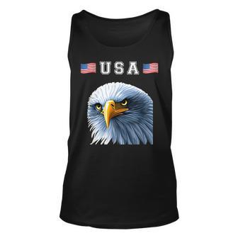 Usa 4Th Of July Patriotic Eagle American Flag Graphic Patriotic Tank Top | Mazezy