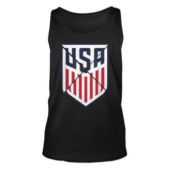 Usa & America - Soccer & Football Flag Jersey Unisex Tank Top - Monsterry