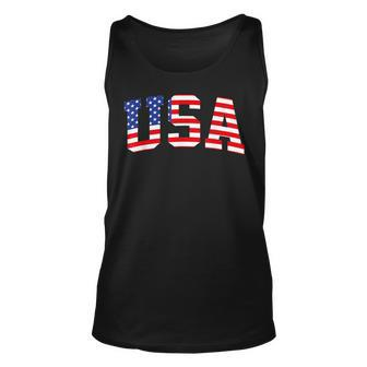 Usa Flag American Flag United States Of America 4Th Of July Usa Tank Top
