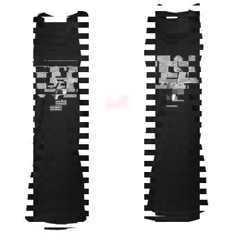 Usa Patriotic American Flag Fighter Jet Patriotic Tank Top | Mazezy