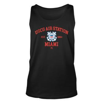 Uscg Coast Guard Air Station Cgas Miami Unisex Tank Top | Mazezy
