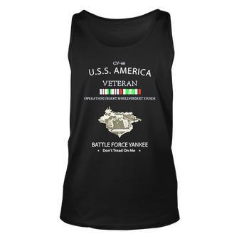 Uss America Desert Storm Veteran Unisex Tank Top | Mazezy