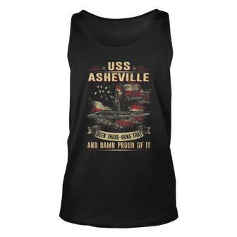 Uss Asheville Ssn758 Unisex Tank Top - Thegiftio UK