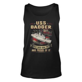 Uss Badger Ff1071 Unisex Tank Top - Thegiftio UK
