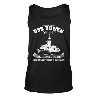 Uss Bowen Ff1079 Unisex Tank Top - Thegiftio UK