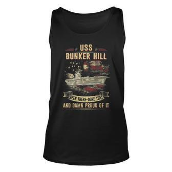 Uss Bunker Hill Cv17 Unisex Tank Top | Mazezy