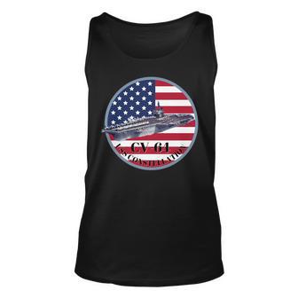 Uss Constellation Cv-64 Air Craft Carrier Unisex Tank Top - Thegiftio UK
