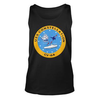 Uss Constellation Cv64 Unisex Tank Top - Thegiftio UK