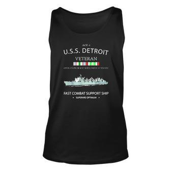 Uss Detroit Veteran Unisex Tank Top | Mazezy AU