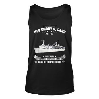 Uss Emory S Land As39 Unisex Tank Top | Mazezy