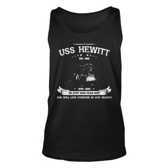 Uss Hewitt Dd966 Unisex Tank Top | Mazezy