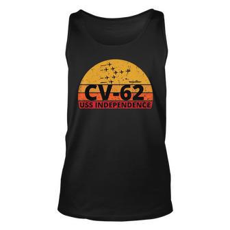 Uss Independence Cv-62 Aircraft Carrier Unisex Tank Top - Thegiftio UK