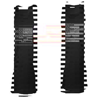 Uss Intrepid Cv11 Wwii Aircraft Carrier American Flag Gift Unisex Tank Top | Mazezy