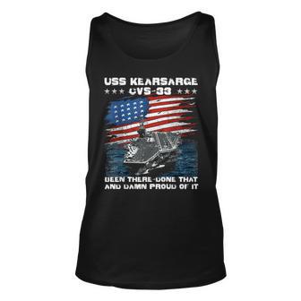 Uss Kearsarge Cvs-33 Aircraft Carrier Veteran Usa Flag Xmas Unisex Tank Top - Thegiftio UK