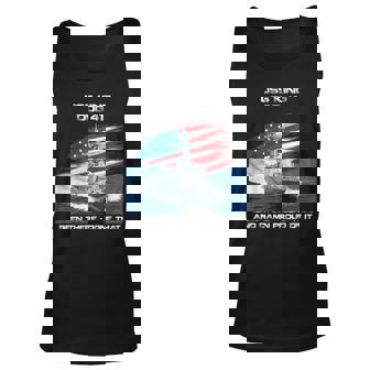 Uss King Ddg-41 Destroyer Ship Usa Flag Veteran Xmas Unisex Tank Top - Thegiftio