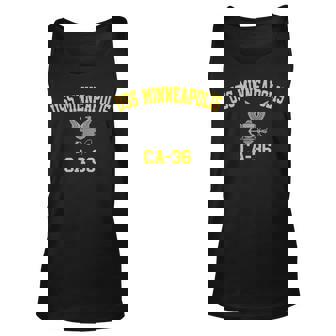Uss Minneapolis Ca36 Unisex Tank Top | Mazezy