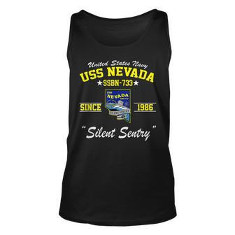 Uss Nevada Ssbn733 Unisex Tank Top | Mazezy