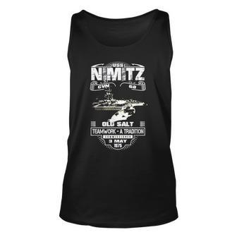 Uss Nimitz Old Salt Since 1975 Cvn 68 Unisex Tank Top | Mazezy