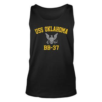 Uss Oklahoma Bb37 Battleship Unisex Tank Top | Mazezy