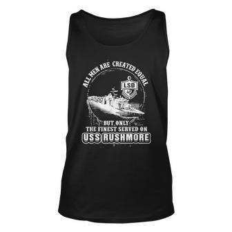 Uss Rushmore Lsd47 Unisex Tank Top - Thegiftio UK