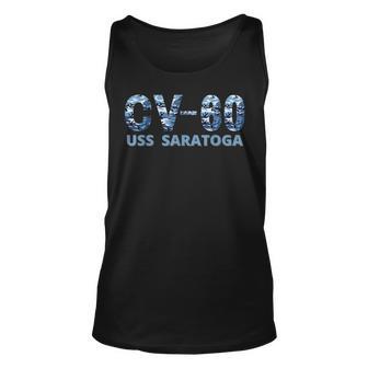 Uss Saratoga Aircraft Carrier Unisex Tank Top - Thegiftio UK
