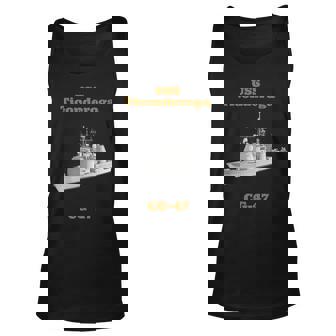 Uss Ticonderoga Cg47 Navy Sailor Veteran Gift Unisex Tank Top - Thegiftio UK