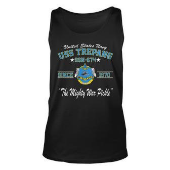 Uss Trepang Ssn674 Unisex Tank Top - Thegiftio UK