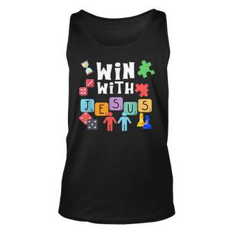 Vacation Bible School Crew 2023 Board Game I Love Vbs Unisex Tank Top - Monsterry