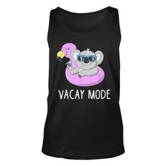 Vacay Mode Cute Koala Vacation Holiday Fun Vacation Tank Top | Mazezy
