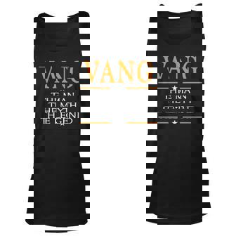 Vang Name Gift Vang The Man The Myth The Legend V2 Unisex Tank Top - Seseable