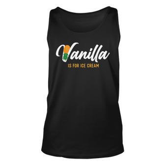 Vanilla Is For Ice Cream - Upside Down Pineapple Swinger Unisex Tank Top - Monsterry AU