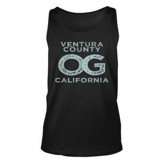Ventura County California Og Original Gangster Town Pride Unisex Tank Top | Mazezy