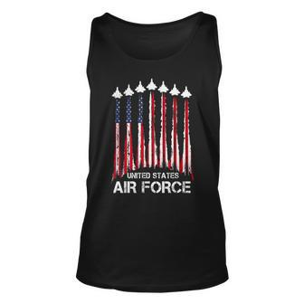 Veteran Air Force United States Patriotic 4Th Of July Unisex Tank Top | Mazezy