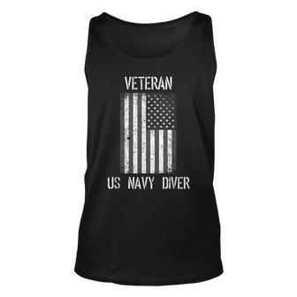 Veteran Us Navy Diver Unisex Tank Top | Mazezy
