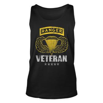 Veteran Vets Us Airborne Ranger Paratrooper Gifts Veterans Day Men Women Veterans Unisex Tank Top - Monsterry