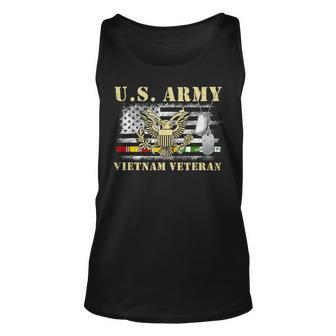 Veteran Vets Us Army Vietnam Veteran Usa Flag Shirt Veteran Vietnam Army 2 Veterans Unisex Tank Top - Monsterry UK
