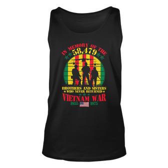 Veteran Vets Vietnam Veteran In Memory The War Vietnam Veterans Unisex Tank Top - Monsterry AU