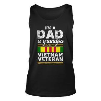 Veteran Vets Vintage Dad Grandpa Vietnam Veteran Shirt Funny Men Gifts Veterans Unisex Tank Top - Monsterry
